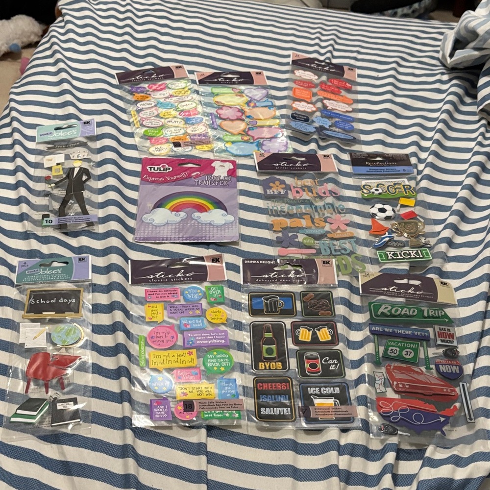 Colorful Sticker Collection